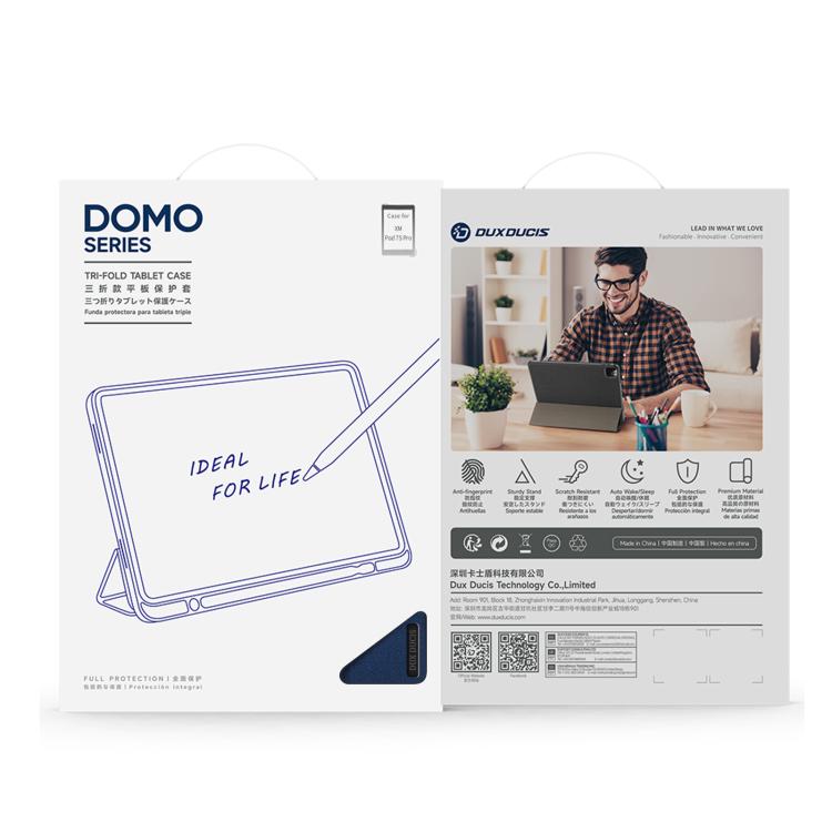 DUX DUCIS Domo Series Magnetic Flip Leather Tablet Case, For Xiaomi Pad 7S Pro 12.5, For Xiaomi Redmi Pad 2, For Xiaomi Pad 7 / 7 Pro, For Xiaomi Redmi Pad SE 4G, For Xiaomi Redmi Pad SE, For Xiaomi Pad 6 Pro / Pad 6