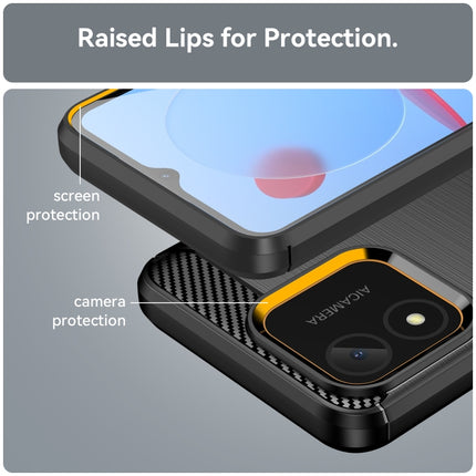 Carbon Fiber Brushed Texture TPU Phone Case, For Honor X5 4G, For OnePlus Ace 2V, For Samsung Galaxy M54 5G