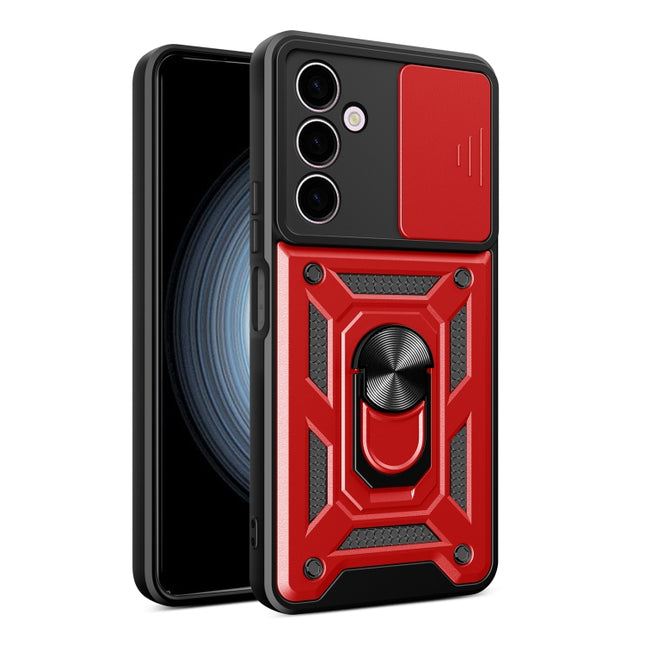 Sliding Camera Cover Design TPU+PC Phone Case, For Samsung Galaxy A24 4G