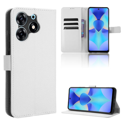 Diamond Texture Leather Phone Case, For Tecno Spark 10 5G, For Tecno Spark 10 Pro / K17, For Tecno Spark 10C, For vivo iQOO Z7x