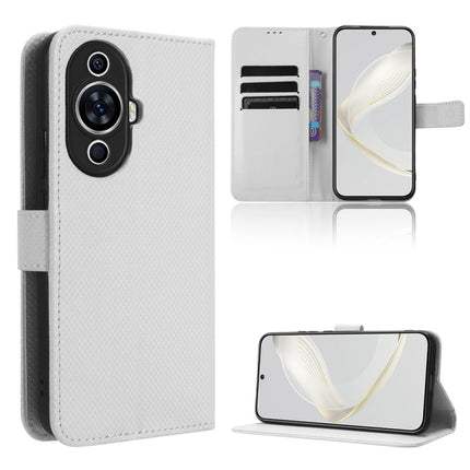 Diamond Texture Leather Phone Case, For Xiaomi Redmi Note 12 4G Global, For Huawei nova 11 Pro, For Huawei nova 11, For Huawei P60 Art