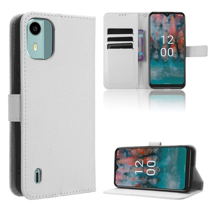 Diamond Texture Leather Phone Case, For Nokia C22, For Nokia C32 4G, For Nokia C12, For Nokia G22 4G