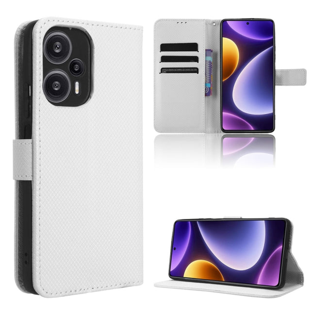 Diamond Texture Leather Phone Case, For Xiaomi Redmi Note 12 Turbo 5G, For OnePlus Nord CE 3 Lite, For ZTE Nubia Z50 Ultra