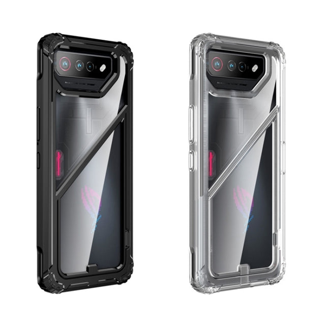 PC + TPU Shockproof Phone Case with Magnetic Holder, For Asus ROG Phone 8 Pro, For Asus ROG Phone 7 / 7 Ultimate