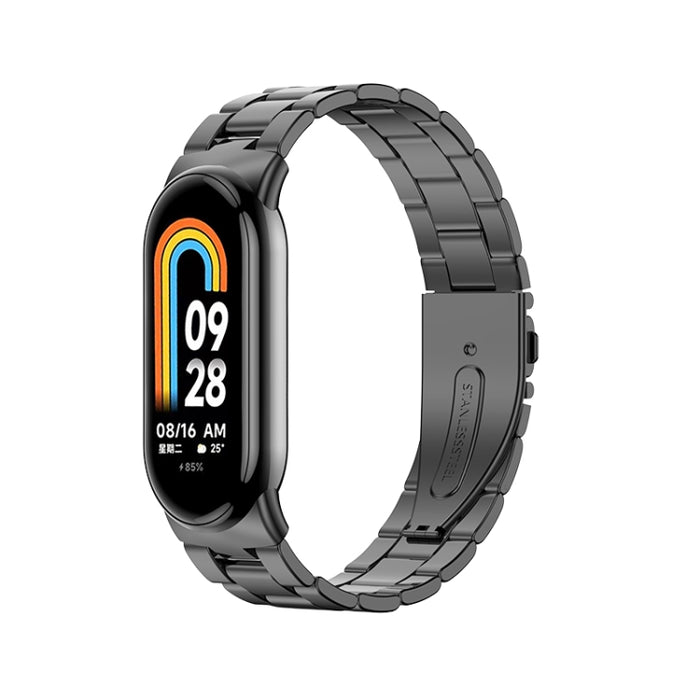 Milanese Three-bead Metal Watch Band, For Xiaomi Mi Band 8