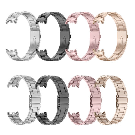 Milanese Three-bead Metal Watch Band, For Xiaomi Mi Band 8