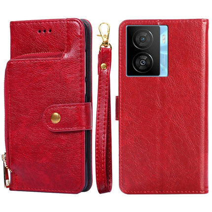 Zipper Bag Leather Phone Case, For vivo iQOO Z7x, For OPPO A55S 5G, For Realme GT Neo5 SE, For Xiaomi Redmi Note 12 Turbo, For Kyocera Digno SX3-KYG02, For Nokia C12