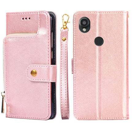 Zipper Bag Leather Phone Case, For vivo iQOO Z7x, For OPPO A55S 5G, For Realme GT Neo5 SE, For Xiaomi Redmi Note 12 Turbo, For Kyocera Digno SX3-KYG02, For Nokia C12
