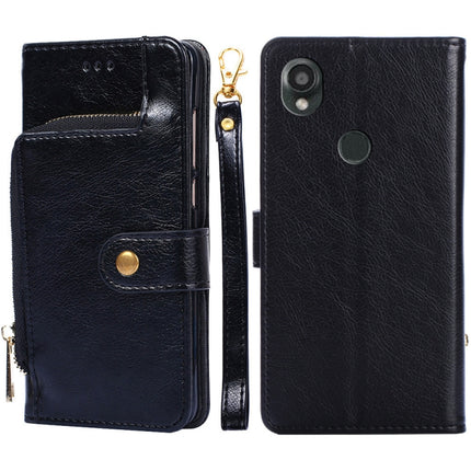 Zipper Bag Leather Phone Case, For vivo iQOO Z7x, For OPPO A55S 5G, For Realme GT Neo5 SE, For Xiaomi Redmi Note 12 Turbo, For Kyocera Digno SX3-KYG02, For Nokia C12