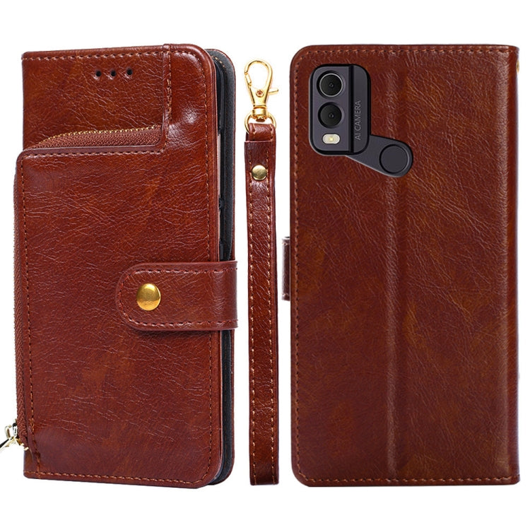 Zipper Bag Leather Phone Case, For Nokia C22, For Nokia C32, For Samsung Galaxy A04e 4G, For Samsung Galaxy A54 5G, For Samsung Galaxy M14 5G