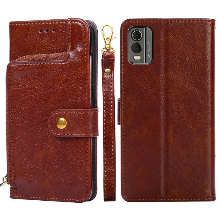 Zipper Bag Leather Phone Case, For Nokia C22, For Nokia C32, For Samsung Galaxy A04e 4G, For Samsung Galaxy A54 5G, For Samsung Galaxy M14 5G