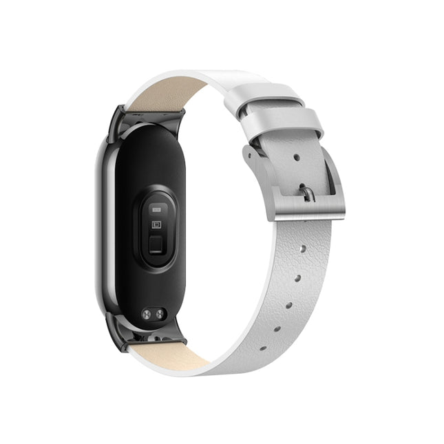 Leather Replacement Watch Band, For Xiaomi Mi Band 8