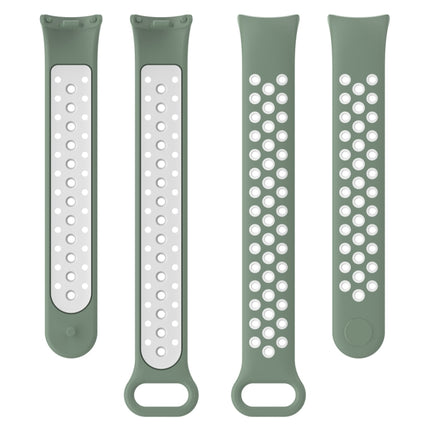 Sports Two Color Silicone Watch Band, For Xiaomi Mi Band 8