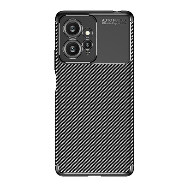 Carbon Fiber Texture Shockproof TPU Phone Case, For Xiaomi Redmi Note 12 4G Global