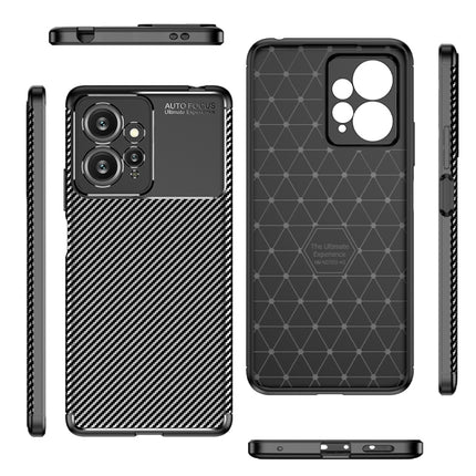 Carbon Fiber Texture Shockproof TPU Phone Case, For Xiaomi Redmi Note 12 4G Global