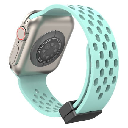 Magnetic Clasp Silicone Watch Band, For Apple Watch Series 8&7 41mm