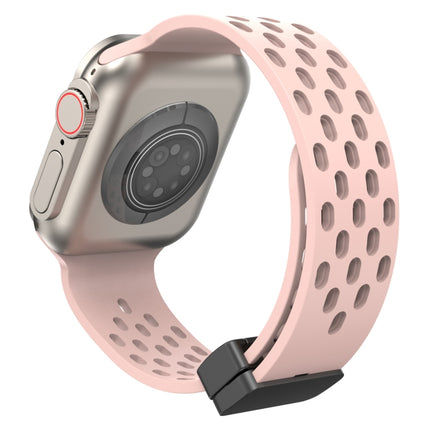 Magnetic Clasp Silicone Watch Band, For Apple Watch Series 8&7 41mm