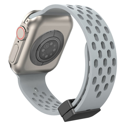 Magnetic Clasp Silicone Watch Band, For Apple Watch Series 8&7 41mm
