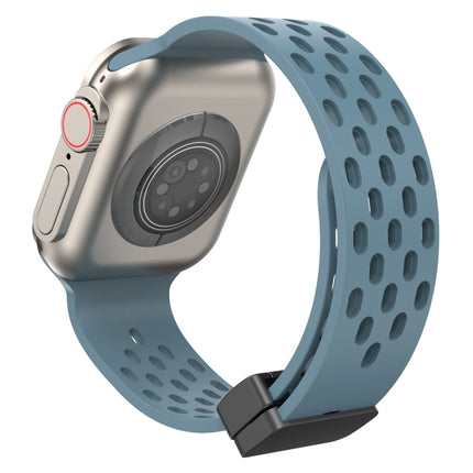 Magnetic Clasp Silicone Watch Band, For Apple Watch Series 8&7 41mm