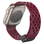 For Apple Watch Series 8&7 45mm / Wine Red