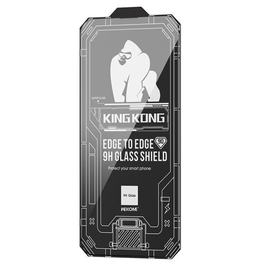 WK WTP-066 King Kong Vacha 9D Curved HD Tempered Glass Film, For iPhone 14, For iPhone 14 Plus, For iPhone 14 Pro, For iPhone 14 Pro Max, For iPhone 13, For iPhone 13 Pro, For iPhone 13 Pro Max, For iPhone 12, For iPhone 12 Pro, For iPhone 12 Pro Max