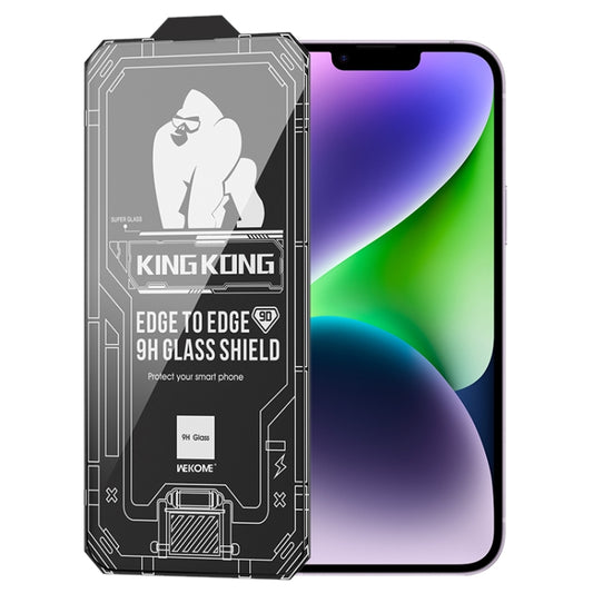 WK WTP-066 King Kong Vacha 9D Curved HD Tempered Glass Film, For iPhone 14, For iPhone 14 Plus, For iPhone 14 Pro, For iPhone 14 Pro Max, For iPhone 13, For iPhone 13 Pro, For iPhone 13 Pro Max, For iPhone 12, For iPhone 12 Pro, For iPhone 12 Pro Max