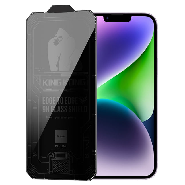 WK WTP-067 King Kong Vacha 9D Curved Privacy Tempered Glass Film, For iPhone 14, For iPhone 14 Plus, For iPhone 14 Pro, For iPhone 14 Pro Max, For iPhone 13, For iPhone 13 Pro, For iPhone 13 Pro Max, For iPhone 12, For iPhone 12 Pro, For iPhone 12 Pro Max