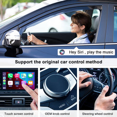 THT-020-2 USB + USB-C / Type-C Wired to Wireless Carplay Adapter for iPhone