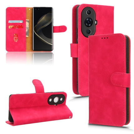 Skin Feel Magnetic Flip Leather Phone Case, For TECNO Camon 20 Pro, For ASUS ROG Phone 7, For Huawei nova 11 Pro, For Huawei Enjoy 60X