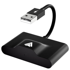 THT-020-3+ USB + USB-C / Type-C Wired to Wireless Carplay Adapter for Android Smartphone