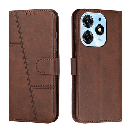 Stitching Calf Texture Buckle Leather Phone Case, For Tecno Spark 10 Pro, For Tecno Spark 10C, For Tecno Pop 7, For Tecno Pop 7 Pro