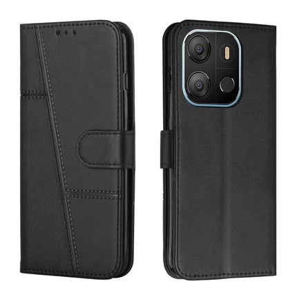Stitching Calf Texture Buckle Leather Phone Case, For Tecno Spark 10 Pro, For Tecno Spark 10C, For Tecno Pop 7, For Tecno Pop 7 Pro