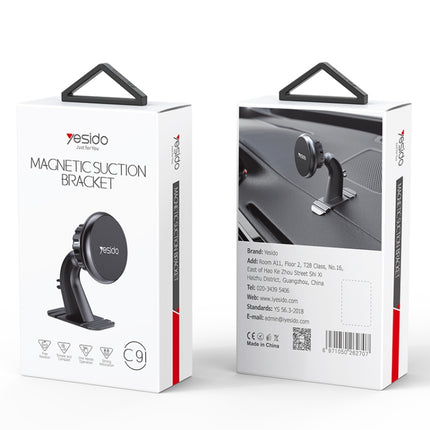 Yesido C91 Car Center Console Paste Magsafe Magnetic Phone Tablet Holder, C91