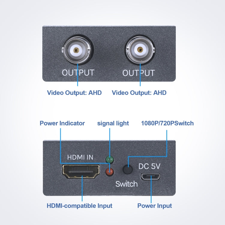 NK-C9 HDMI to AHD 1080P HD Video Converter, NK-C9 HDMI to AHD