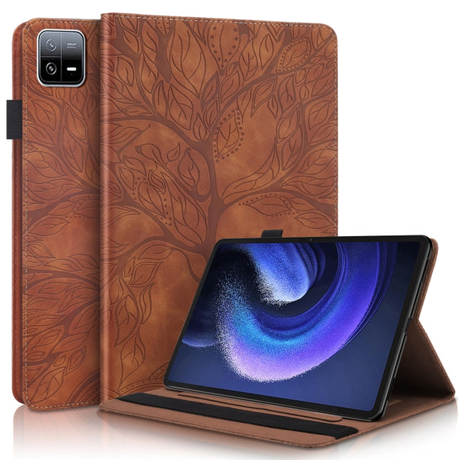 Life Tree Series Horizontal Flip Leather Tablet Case, For Amazon Kindle 6 2022, For Xiaomi Pad 6 / Pad 6 Pro