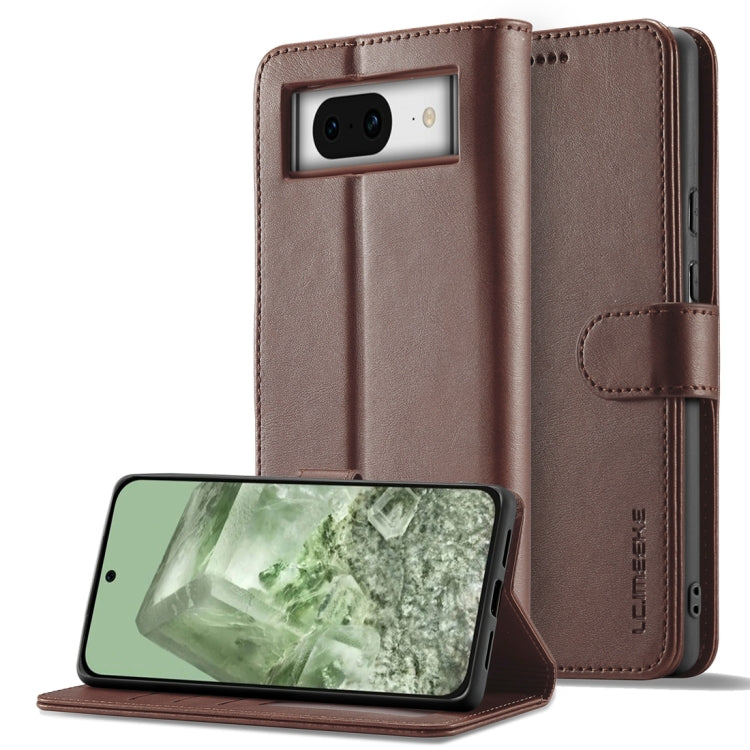 LC.IMEEKE Calf Texture Flip Leather Phone Case, For Google Pixel 9 / 9 Pro, For Google Pixel 8a, For Google Pixel 8, For Google Pixel 7a