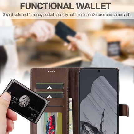LC.IMEEKE Calf Texture Flip Leather Phone Case, For Google Pixel 10 / 10 Pro, For Google Pixel 9a, For Google Pixel 9 Pro XL, For Google Pixel 9 / 9 Pro