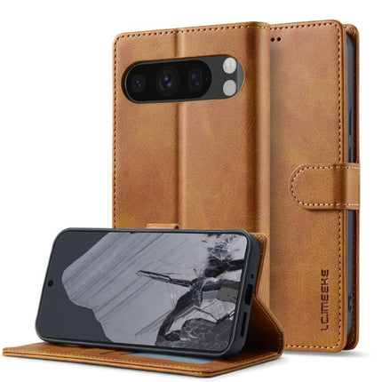 LC.IMEEKE Calf Texture Flip Leather Phone Case, For Google Pixel 10 Pro XL, For Google Pixel 10 / 10 Pro, For Google Pixel 9a, For Google Pixel 9 Pro XL