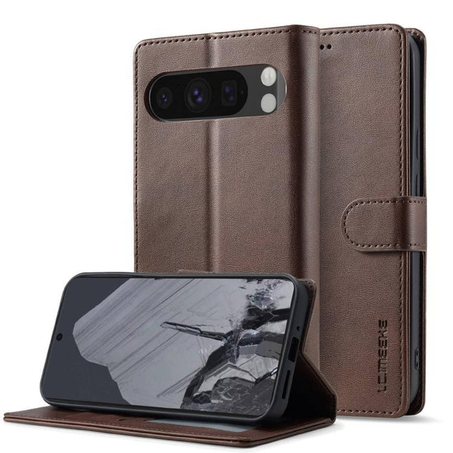 LC.IMEEKE Calf Texture Flip Leather Phone Case, For Google Pixel 11 Pro XL, For Google Pixel 11 / 11 Pro, For Google Pixel 10a, For Google Pixel 10 Pro XL