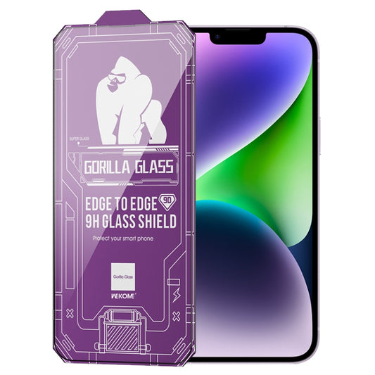 WK WTP-068 King Kong Vacha Corning 9D Curved HD Tempered Glass Film, For iPhone 14, For iPhone 14 Plus, For iPhone 14 Pro, For iPhone 14 Pro Max, For iPhone 13, For iPhone 13 Pro, For iPhone 13 Pro Max