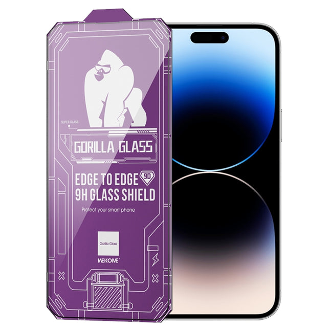 WK WTP-068 King Kong Vacha Corning 9D Curved HD Tempered Glass Film, For iPhone 14, For iPhone 14 Plus, For iPhone 14 Pro, For iPhone 14 Pro Max, For iPhone 13, For iPhone 13 Pro, For iPhone 13 Pro Max, For iPhone 12, For iPhone 12 Pro                 ...