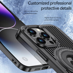 Cooling MagSafe Magnetic Ring Holder Phone Case, For iPhone 14, For iPhone 14 Plus, For iPhone 14 Pro, For iPhone 14 Pro Max, For iPhone 13, For iPhone 13 Pro, For iPhone 13 Pro Max, For iPhone 12