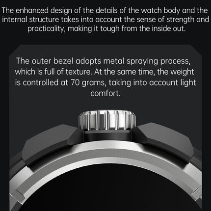 OVISEN T100 1.39 inch TFT Screen 2 in 1 Bluetooth Headset Smart Watch, Support Blood Oxygen Monitoring/Bluetooth Music
