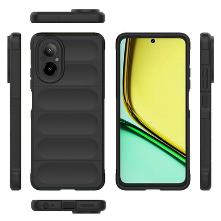 Magic Shield TPU + Flannel Phone Case, For Realme C67 4G Global, For Realme 11 4G Global