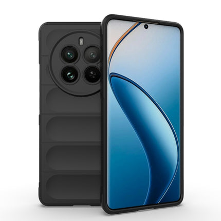 Magic Shield TPU + Flannel Phone Case, For Realme 12+ 5G Global, For Realme 12 Pro 5G / 12 Pro+