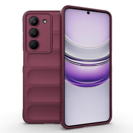Magic Shield TPU + Flannel Phone Case, For Realme 14 Pro 5G Global, For Realme V60 Pro / 14x 5G Global