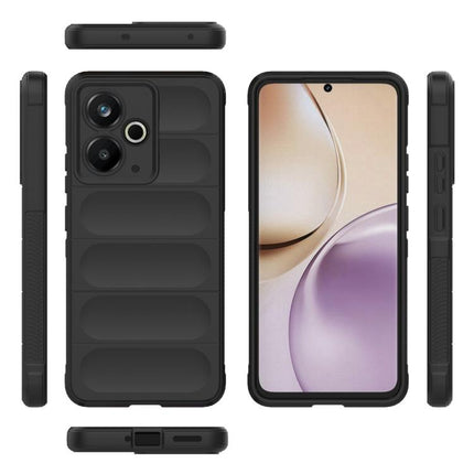 Magic Shield TPU + Flannel Phone Case, For Realme 14T 5G Global, For Realme 14 5G Global