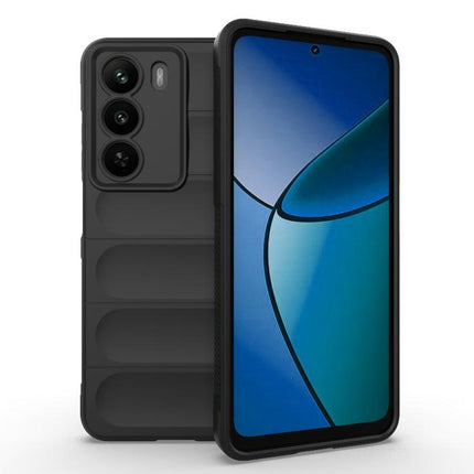 Magic Shield TPU + Flannel Phone Case, For Realme 15 5G Global, For Realme C73 5G Global / Narzo 80 Lite