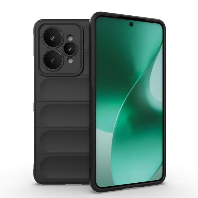 Magic Shield TPU + Flannel Phone Case, For Realme 15 5G Global, For Realme C73 5G Global / Narzo 80 Lite