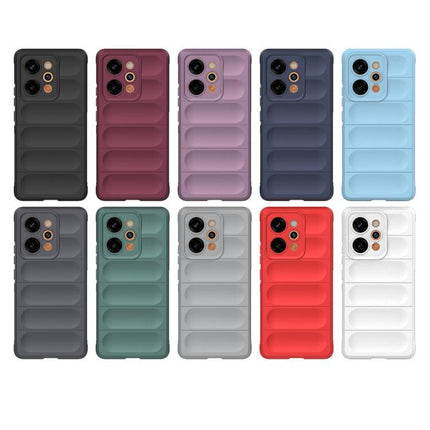 Magic Shield TPU + Flannel Phone Case, For Realme P4 Power 5G India, For Realme C83 5G India
